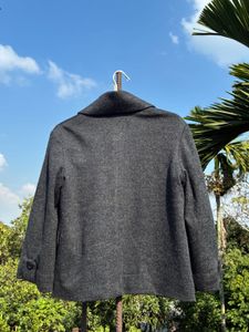 Elegant Grey Coat zara inspired