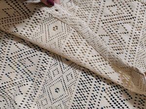 MAX Crochet high low hem shirt brand new