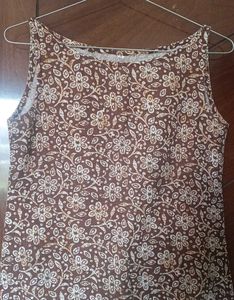 Floral Print Cotton Top