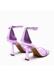 Zara Limited Edition Faux Leather Heels