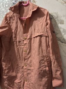 Vintage Salmon Windbreaker Jacket