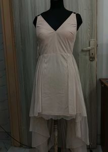 Elegant Blush Tulle Gown