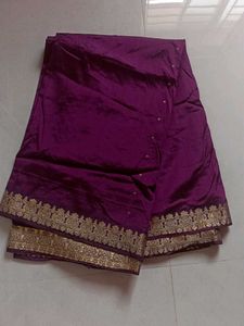 Elegant Purple Saree