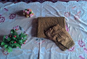 💚Heavy Work Green Saree For Women💚