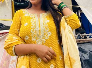 Yellow Kurti