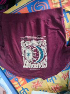 Burgundy Long Sleeve Top