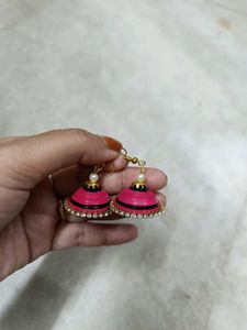 Quilled Handmade Jhumka Earrings Pack Of 4
