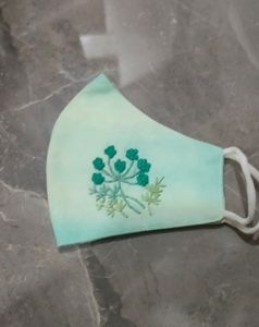 Branded Mask With Handwork