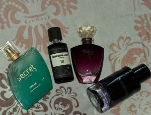 empty perfume bottles