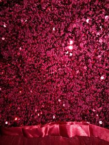 Elegant Maroon(reddish )Sequin Gown