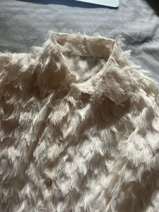 Pretty Fur Detail Shirt From Urbanic