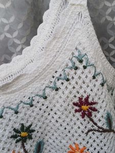 Crochet Floral Tank Top