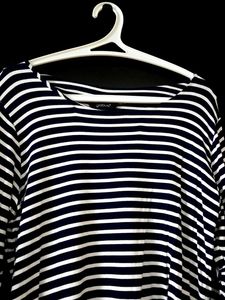 Striped Bell Sleeve Top