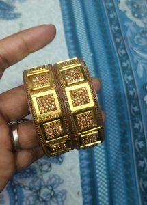Golden Kada Set For Women
