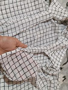 Checkered Button-Down Shirt