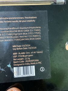 mars eyeshadow pallet