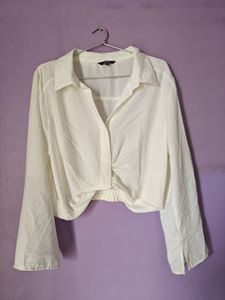 White Crop Top