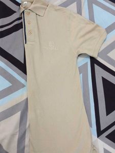 Men&#39;s Beige Polo Shirt
