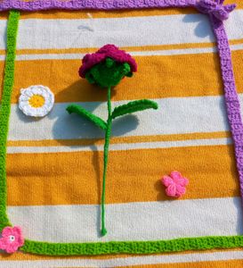 Crochet Pink Rose ❤️