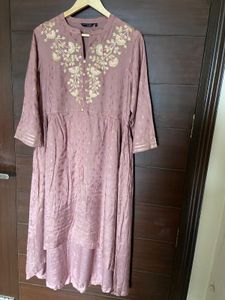 Melange Women’s Festive Emb. Kurta (xl)