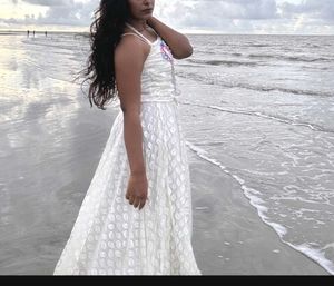 White Midi Dress