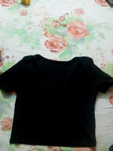 Black Crop Top
