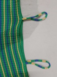 Y2k Striped Knit Tank Top