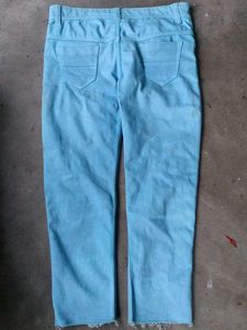 Distressed Light Blue Jeans