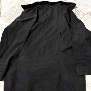 Black Button-Down Shirt