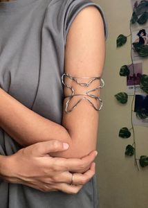 Y2k Silver Handcuff