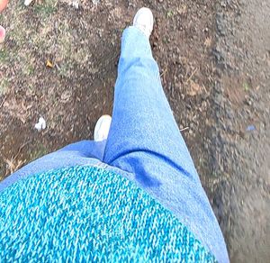 Blue Straight Jeans