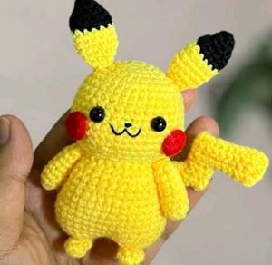 Crochet Pikachu Plush