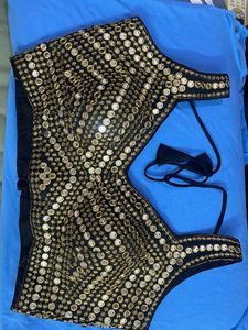 Black Embellished Blouse