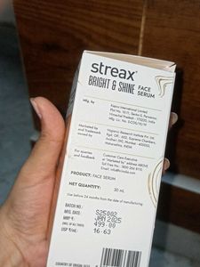 Streax Bright &amp; Shine Face Serum