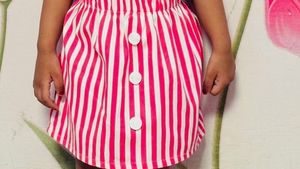 Striped Skirt Top
