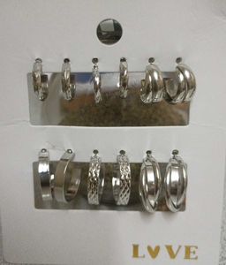 Silver Hoops