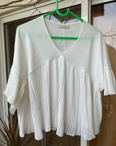 White Formal Top