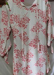 Floral Open Shoulder Top