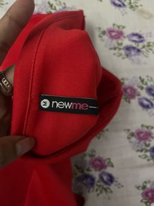 Red Long Hem Tube Top