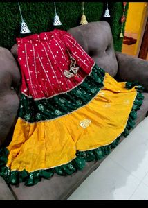 Beautiful multi colour lehenga