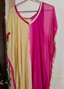 Double Colour Kaftan Top 💓💛