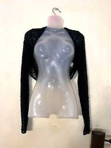 ⛧Gothic Lace Y2k Bolero Shrug