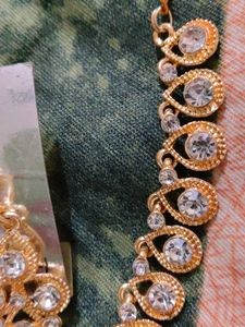 Gold-Tone Necklace &amp; Earring Set