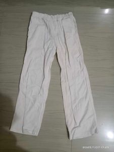 White Wide Leg Pants