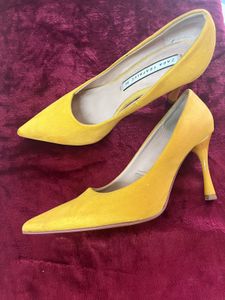 Zara Yellow Heels