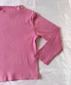 Pink Ribbed Top
