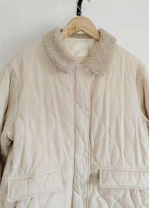 Off white Quilted Jacket