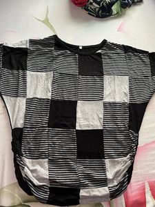 Checked Patchwork Top