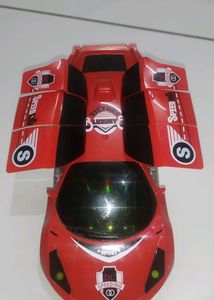 Makkah Labbikallah Sound With 360 Rotation Red Car