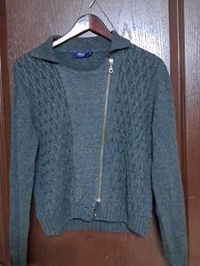 Jacket Style Sweater